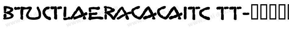 BuckerooITC TT字体转换